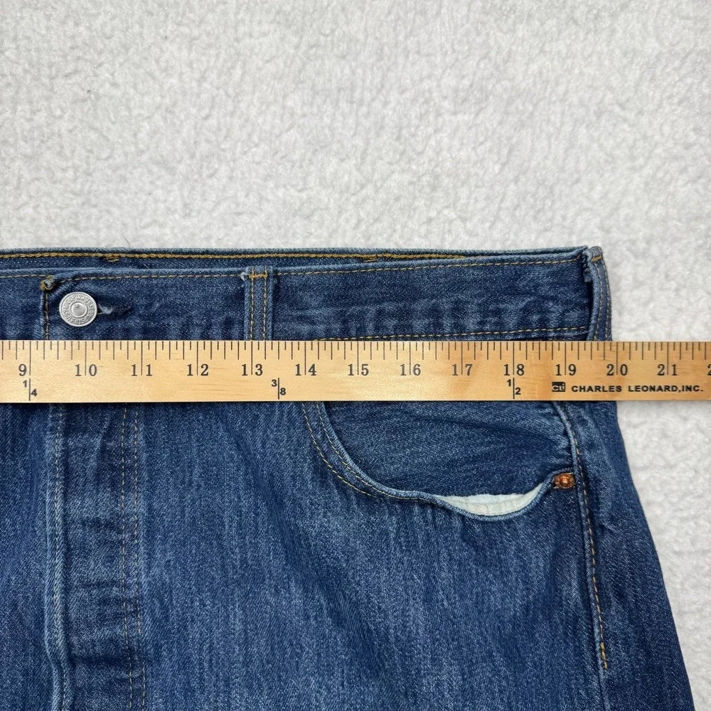 Levi's 501 Jeans‎ Dark Wash Straight Leg Denim Casual Men's Size 40x30